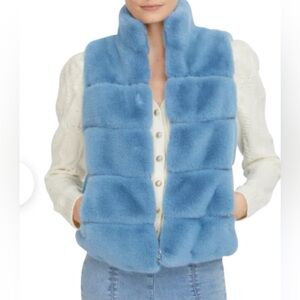 Generation Love Faux Fur Vest XS